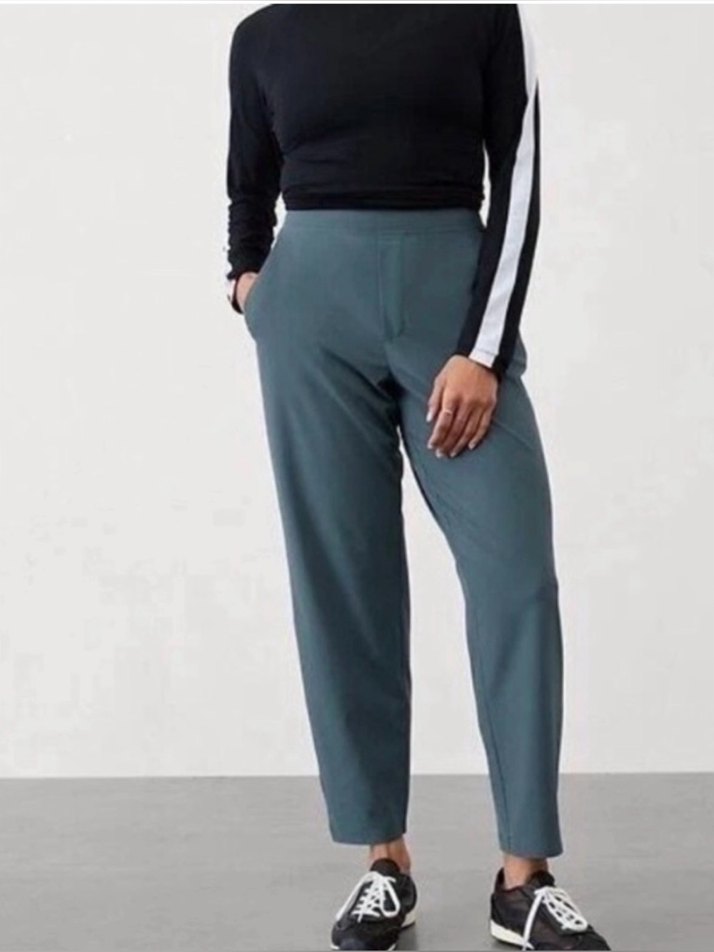 Athleta Brooklyn Mid-Rise Ankle Pant Dark Teal Size 18